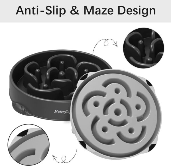Large Slow Feeder Dog Bowls - Image 5