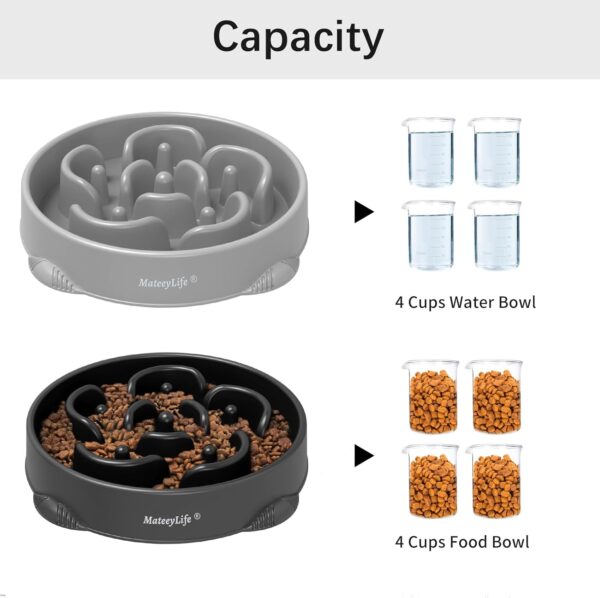 Large Slow Feeder Dog Bowls - Image 4