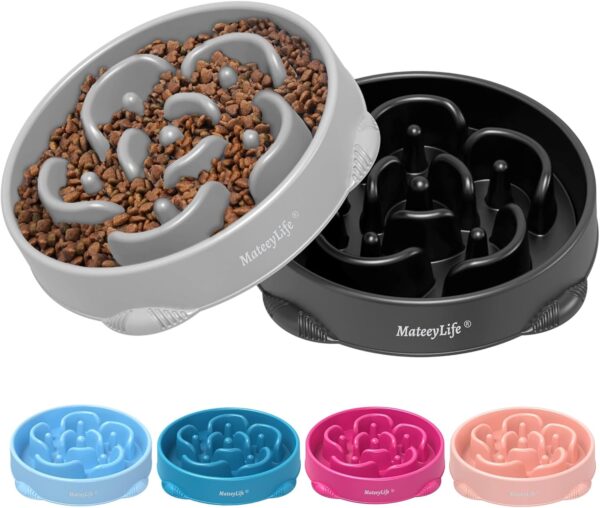 Large Slow Feeder Dog Bowls